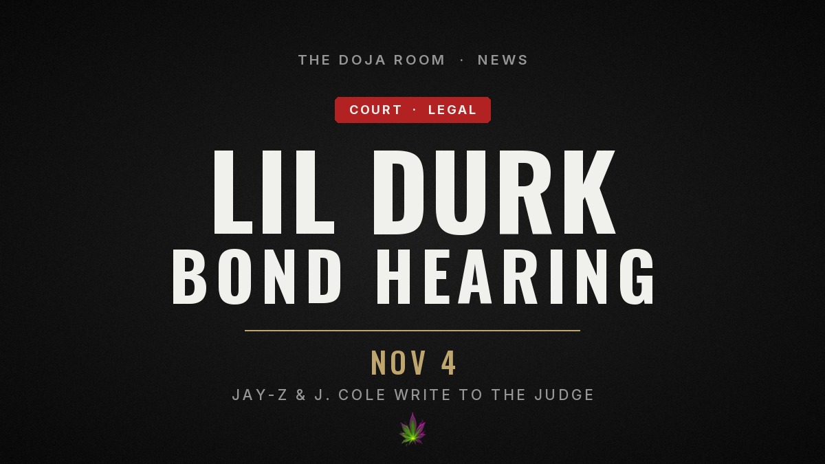 Lil Durk Bond Hearing: Jay-Z, J. Cole Write to Judge as Sony Offers $1M Bond Guarantee
